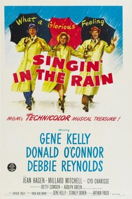 Singin' in the Rain movie poster (1952) Stickers MOV_b66676ab