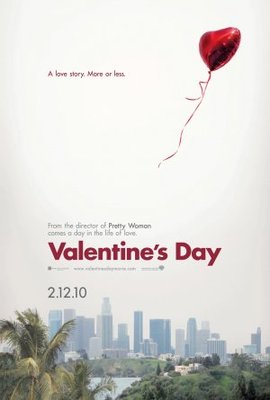 Valentine's Day movie poster (2010) wood print