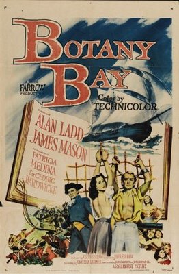 Botany Bay movie poster (1953) wood print