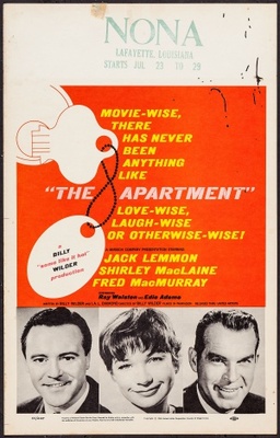 The Apartment movie poster (1960) metal framed poster