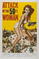 Attack of the 50 Foot Woman movie poster (1958) Longsleeve T-shirt #736758