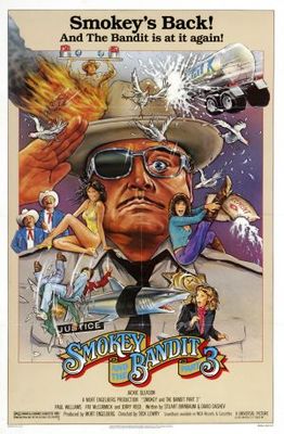 Smokey and the Bandit Part 3 movie poster (1983) metal framed poster