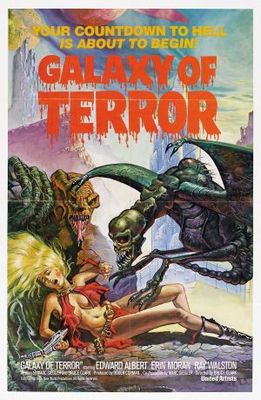 Galaxy of Terror movie poster (1981) canvas poster