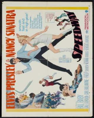 Speedway movie poster (1968) wood print