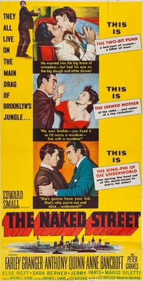 The Naked Street movie poster (1955) pillow