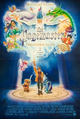The Pagemaster movie poster (1994) wooden framed poster