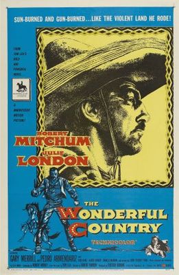 The Wonderful Country movie poster (1959) wooden framed poster
