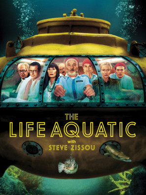 The Life Aquatic with Steve Zissou movie poster (2004) metal framed poster