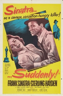 Suddenly movie poster (1954) sweatshirt