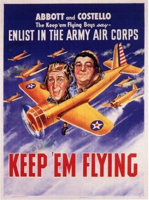 Keep 'Em Flying movie poster (1941) Mouse Pad MOV_bd04ed90