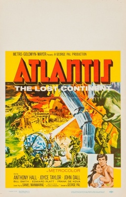 Atlantis, the Lost Continent movie poster (1961) metal framed poster