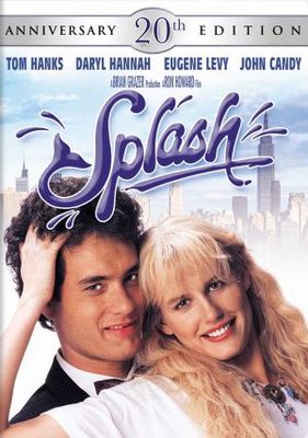 Splash movie poster (1984) pillow