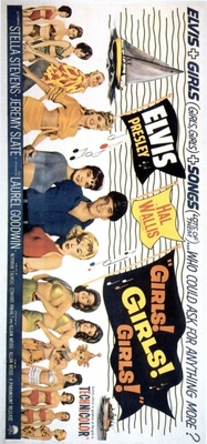 Girls! Girls! Girls! movie poster (1962) wood print
