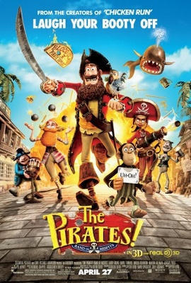 The Pirates! Band of Misfits movie poster (2012) pillow