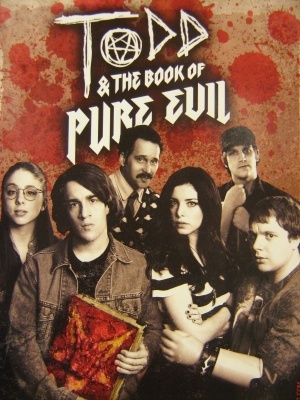 Todd and the Book of Pure Evil movie poster (2010) wood print