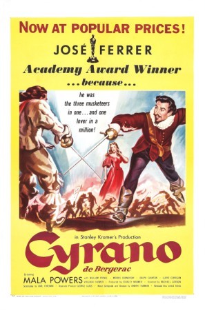 Cyrano de Bergerac movie poster (1950) puzzle MOV_bdlnggwk