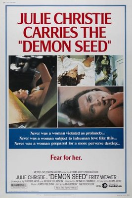 Demon Seed movie poster (1977) wooden framed poster