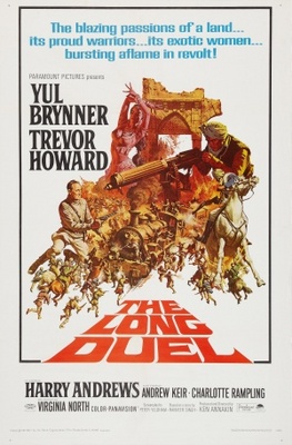 The Long Duel movie poster (1967) metal framed poster