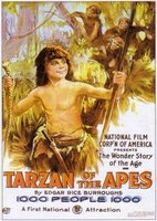 Tarzan of the Apes movie poster (1918) Longsleeve T-shirt #642532