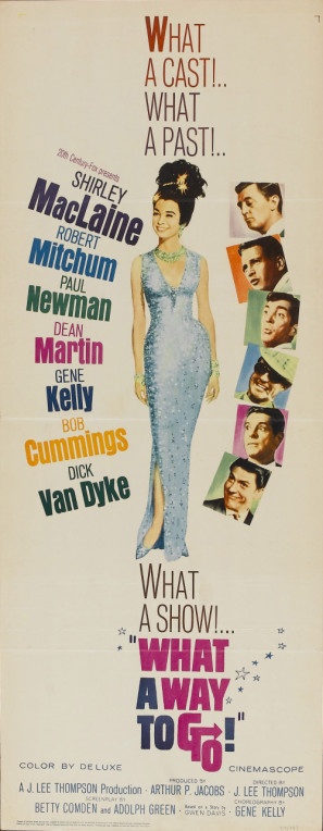 What a Way to Go! movie poster (1964) Stickers MOV_bijdpvoy
