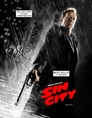 Sin City movie poster (2005) metal framed poster