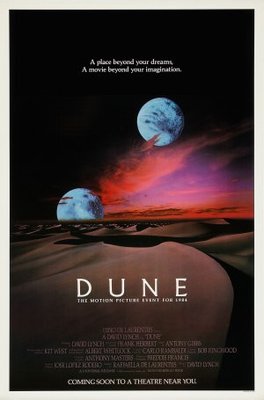 Dune movie poster (1984) canvas poster