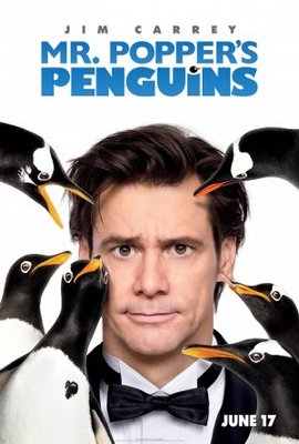 Mr. Popper's Penguins movie poster (2011) metal framed poster