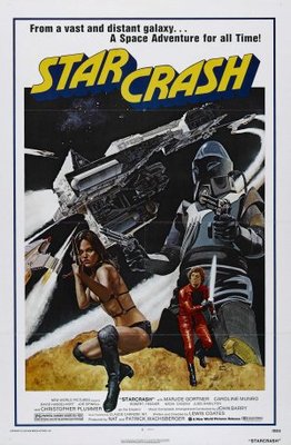 Starcrash movie poster (1979) wooden framed poster