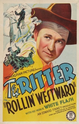 Rollin' Westward movie poster (1939) wooden framed poster