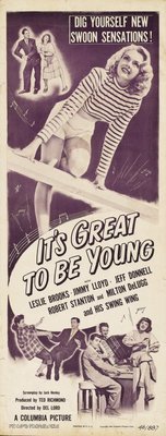 It's Great to Be Young movie poster (1946) metal framed poster