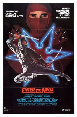 Enter the Ninja movie poster (1981) wooden framed poster
