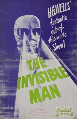 The Invisible Man movie poster (1933) wood print