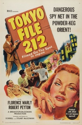 Tokyo File 212 movie poster (1951) wooden framed poster