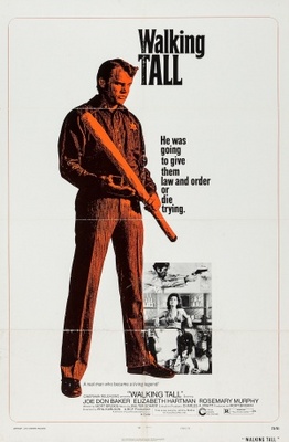 Walking Tall movie poster (1973) wood print