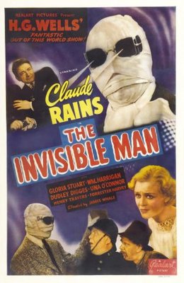 The Invisible Man movie poster (1933) pillow