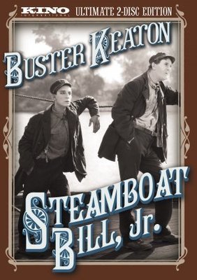 Steamboat Bill, Jr. movie poster (1928) wood print