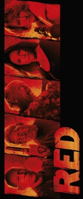 Red movie poster (2010) wood print