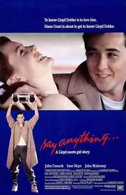 Say Anything... movie poster (1989) wooden framed poster