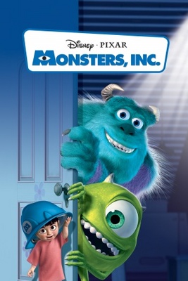 Monsters Inc movie poster (2001) metal framed poster