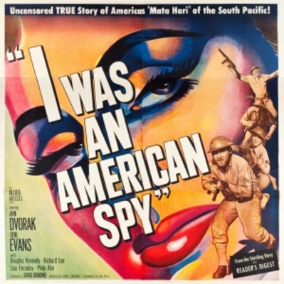 I Was an American Spy movie poster (1951) metal framed poster