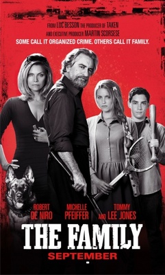 The Family movie poster (2013) wooden framed poster