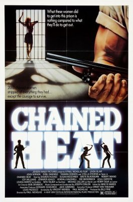 Chained Heat movie poster (1983) wood print