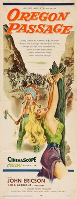 Oregon Passage movie poster (1957) wood print
