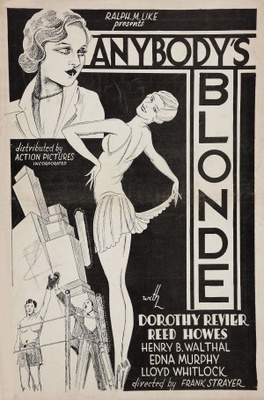 Anybody's Blonde movie poster (1931) wooden framed poster