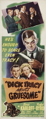 Dick Tracy Meets Gruesome movie poster (1947) pillow