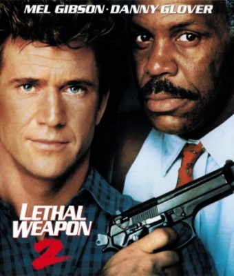 Lethal Weapon 2 movie poster (1989) wooden framed poster