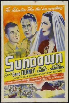 Sundown movie poster (1941) mouse pad
