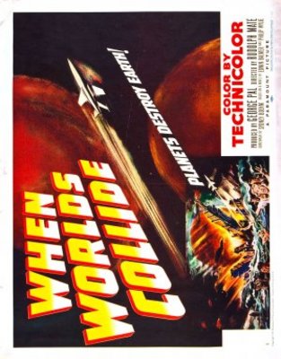 When Worlds Collide movie poster (1951) wood print