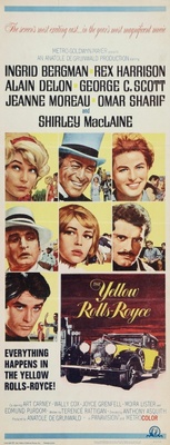 The Yellow Rolls-Royce movie poster (1964) canvas poster