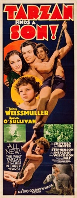 Tarzan Finds a Son! movie poster (1939) wood print